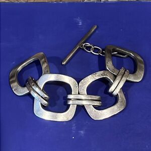 Vintage Cyclope Paris Chunky Metal Bracelet